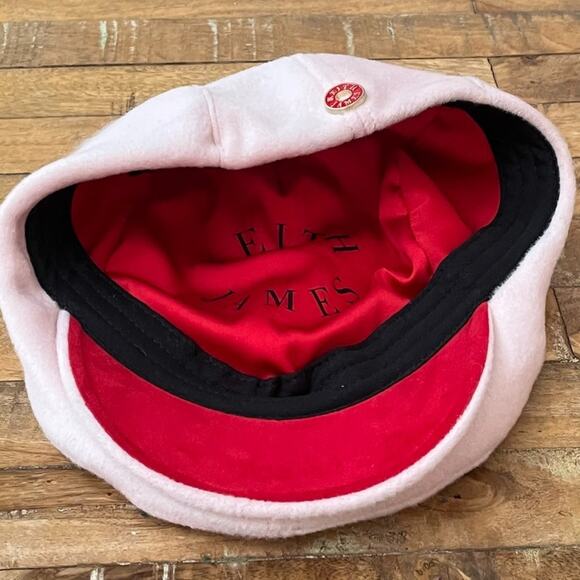 Keith James Australian Wool Pink Newsboy Gatsby Flat Cap Size XL main image 9